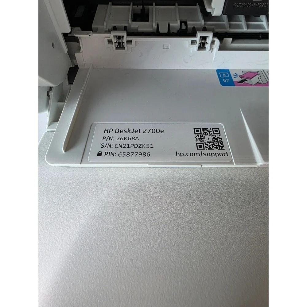 HP DeskJet 2700e All-in-One Wireless Color Inkjet Printer Scanner Copier 26K68A
